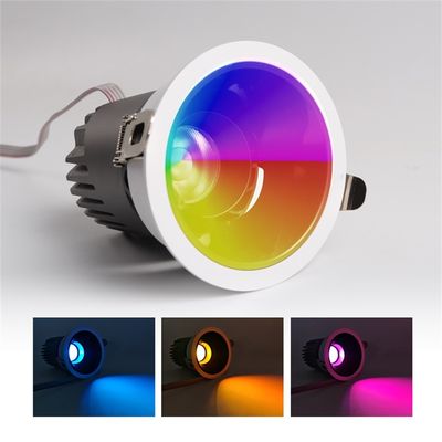 Dekoracja domu LED Wylotowe reflektory sufitowe 20W RGBW SPI USC2904