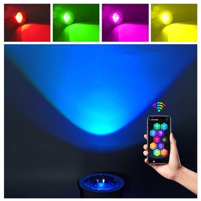 Wifi LED Smart Recessed Downlight Regulowalna powierzchnia zamontowana 400LM SPI USC2904 Wnętrze Magnetyczne oświetlenie