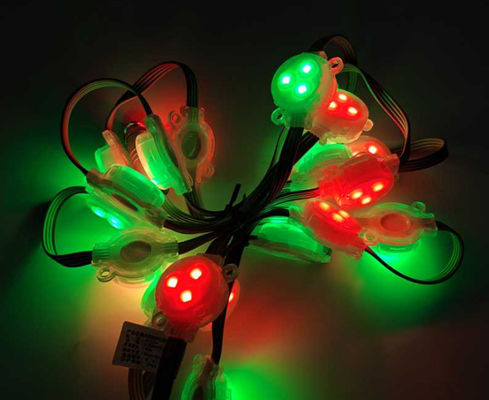 30mm Aluminum Profile RGB Waterproof IP67 Full Color  Plastic Body Permanent Christmas Point Lights