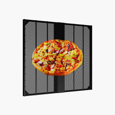 Flexible Advertising Pixel Led Mesh Display Transparent Led Outdoor Waterproof P3.91 Grille Screen