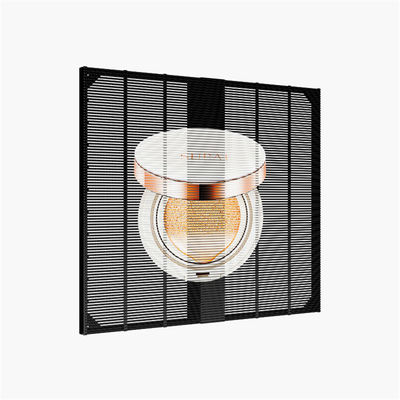 Easy Installation Ultra-Thin See Through Full Color High Brightness RGB Transparent Outdoor Grille LED Screen Display