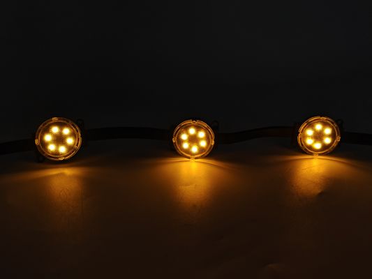Inteligentne diody LED RGB 24V do oświetlenia świątecznego, bożonarodzeniowego, zewnętrznego, P67, obudowa PC, stałe oświetlenie świąteczne