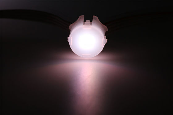 20mm LED Punktowe Oświetlenie LED Pikselowe Wodoodporne Reklama Zewnętrzna Fasada Budynku Oświetlenie Medialne Inteligentne Adresowalne Światła w Kolorze Niebieskim Czerwonym