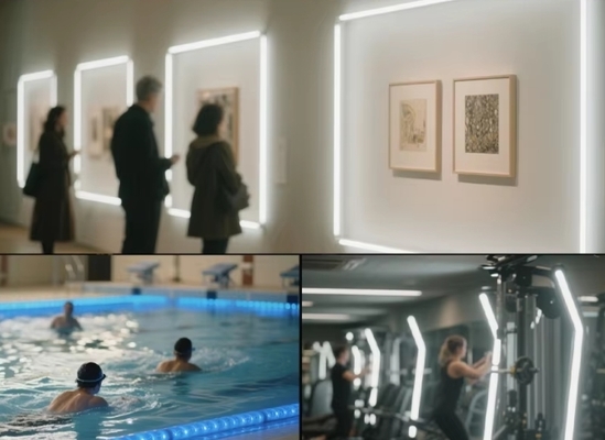 COB Wysoki Lumen Wysoka Jasność 5V 12V 24V 220V 2700k-6500k Taśma LED Światło LED do Domu Hotelu Biura