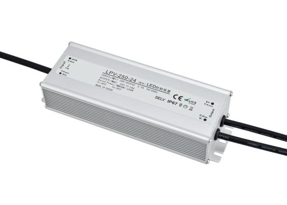 IP67 Waterproof Input 230VAC Switching Power Supply Output 12V/24V/48V 250W LED Power Supply