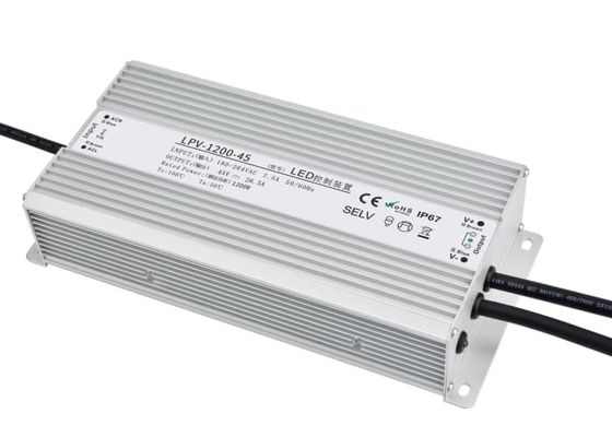 Waterproof LED Power Supply 1200W with Variable Voltage Aluminum Alloy Shell and Multiple Protections