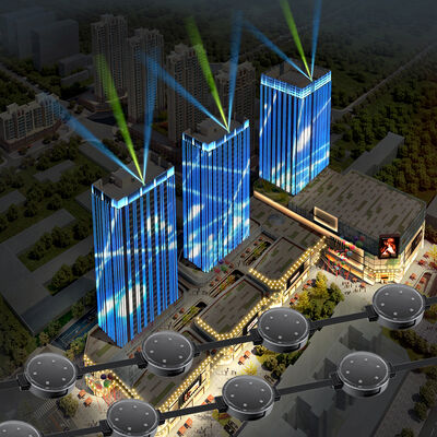 IP67 Zewnętrzne wodoodporne RGB 50mm Dekoracja budynku DC24V Led Pixel Point Light