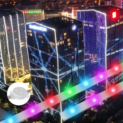 Direct Marketing 30mm Waterproof IP67 Addressable RGB Aluminum Profile Permanent Outdoor Christmas Lights