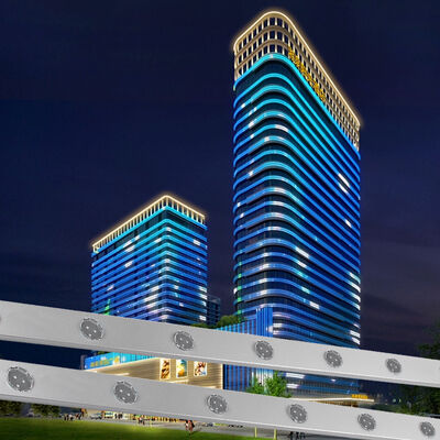 Punktowe światło LED Miracle Bean 30mm RGB, wodoodporne, zewnętrzne, IP67, DC12V, z obudową PC