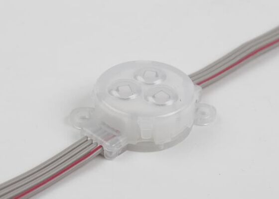 30mm DC12V Zewnętrzne RGB LED Punktowe IP67 Wodoodporne Piksele LED