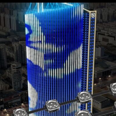 30mm RGBW LED Pixel Light IP67 Waterproof DC12V Outdoor Point Light for Building Facade