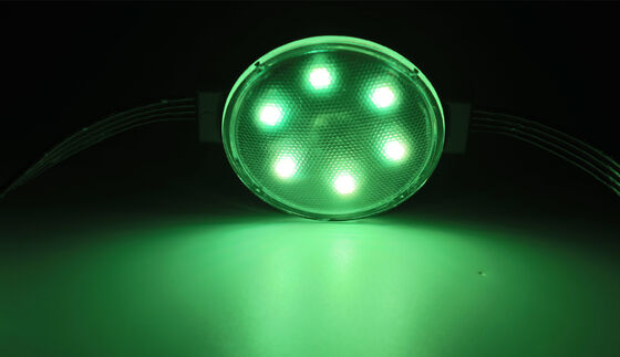 LED Pixel Point Light Source Zewnętrzne oświetlenie budynków IP67 24V 50mm 1W Zewnętrzne 1800K-6500K