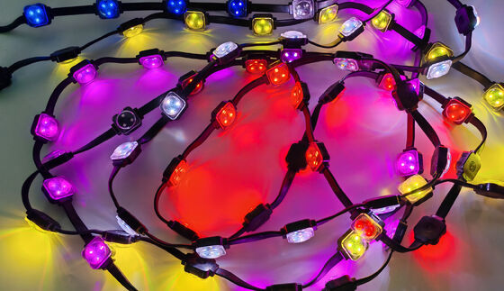 IP67 Waterproof 25mm PC LED Point Light Tent Decorative Lights, High Brightness Festival Ambient Lights Customizable 