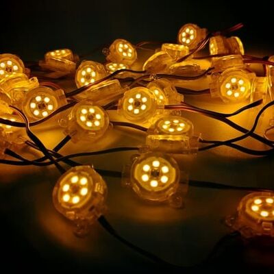 Materiał PC 30mm 12V SMD2835 IP67 wodoodporne elastyczne oświetlenie LED światło punktowe