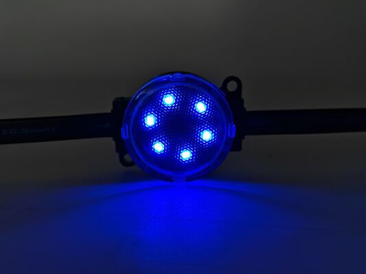 24V IP67 wodoodporne RGBW LED Point Light 50mm zewnętrzne światło fasady Pixel Light do dekoracji budynków