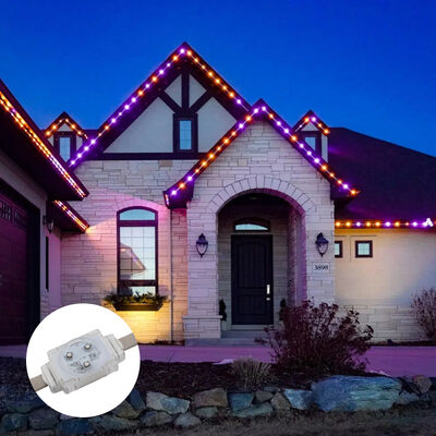 DC48V 40mm RGB pełnobarwne światło LED IP67 wodoodporne do dekoracji ścian zewnętrznych