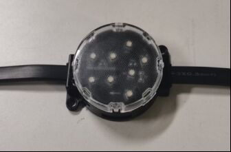 Wodoodporna lampa pikselowa LED 50 mm RGB DC48V IP67 do oświetlenia fasad zewnętrznych