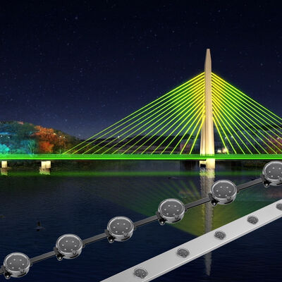 Światło punktowe LED RGBW 36V średnica 40mm SMD3535 wodoodporne IP67 elastyczne oświetlenie idealne do oświetlenia akcentującego i dekoracyjnego