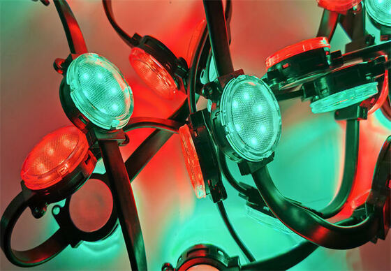 DC48V 40mm RGBW IP67 Wodoodporne światło pikselowe LED do oświetlenia elewacji budynków