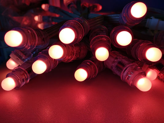 Czerwone światło zewnętrzne IP67 DC5V 12MM LED Pixel Light do liter kanałowych