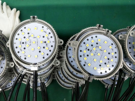 IP65 Wodoodporny, pełny kolor 100MM 5W 24V RGB LED Pixel