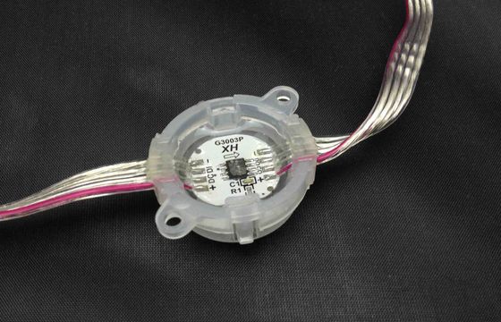 Outdoor DMX512 Paralleled RGB Light String LED Pixel Module With PC Material Shell