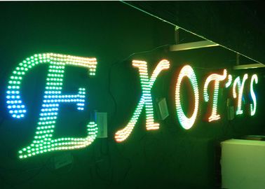 Metalowe osłony Programowalne animacje Reklama Znaki LED, Wyświetlacz LED