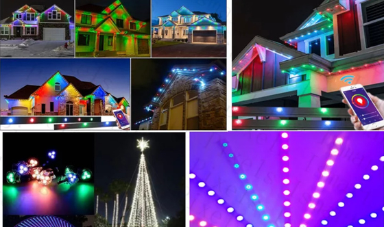 2904 RGBW Led Point Light IP67 Outdoor Wodoodporny 1903 RGB LED Light String