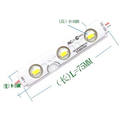 Wysokiej Mocy 12V 3 LED Moduł 1.5W Wodoodporny 2835 Zewnętrzny Wysoka Jasność Do Podświetlania Kasetonów i Liter Mini Moduły LED